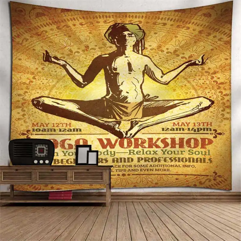 wall tapestry polyester mandala towel moroccan gabilenovye on the sun moon eyes palm energy | Дом и сад