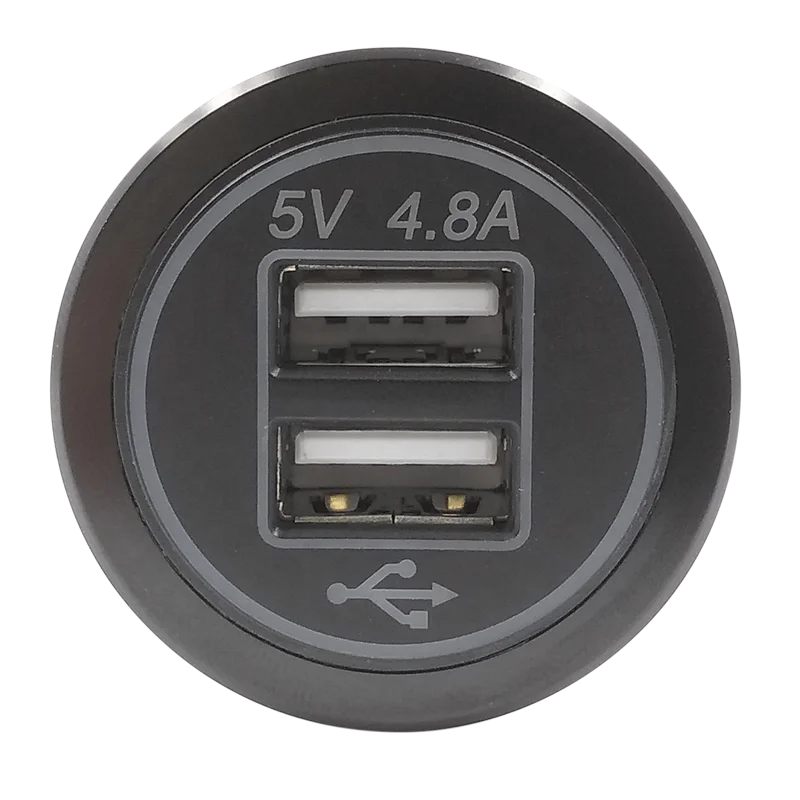 Новый 5 V 4.8A авто Прикуриватель разъем двойной USB зарядное устройство выход