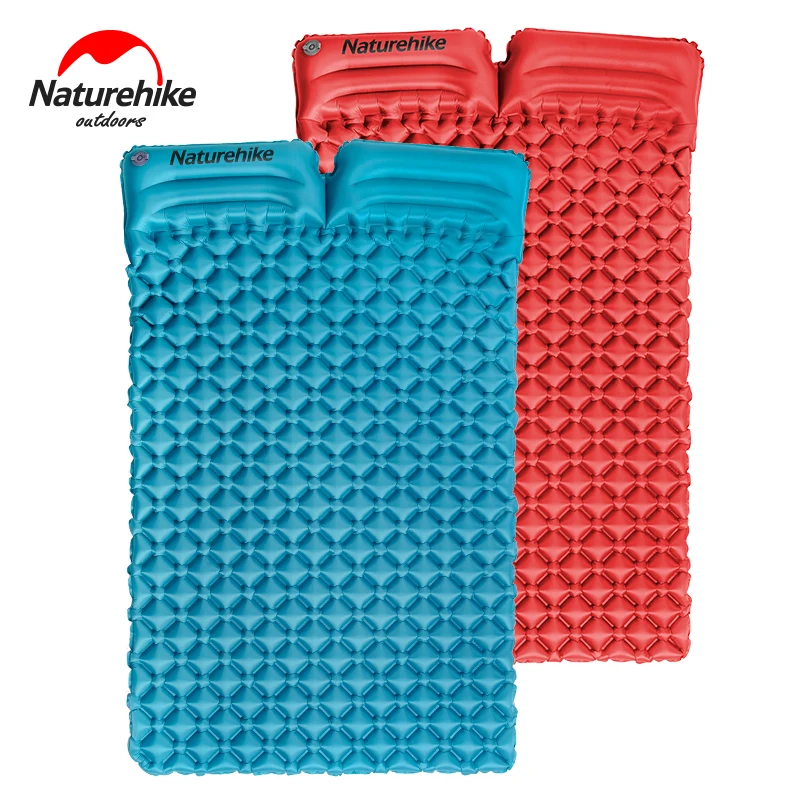 NatureHike надувной матрас для кемпинга для 2~ 3 человек 185*115*5 см Большой размер портативный воздушный коврик влагостойкий коврик NH17T120-U