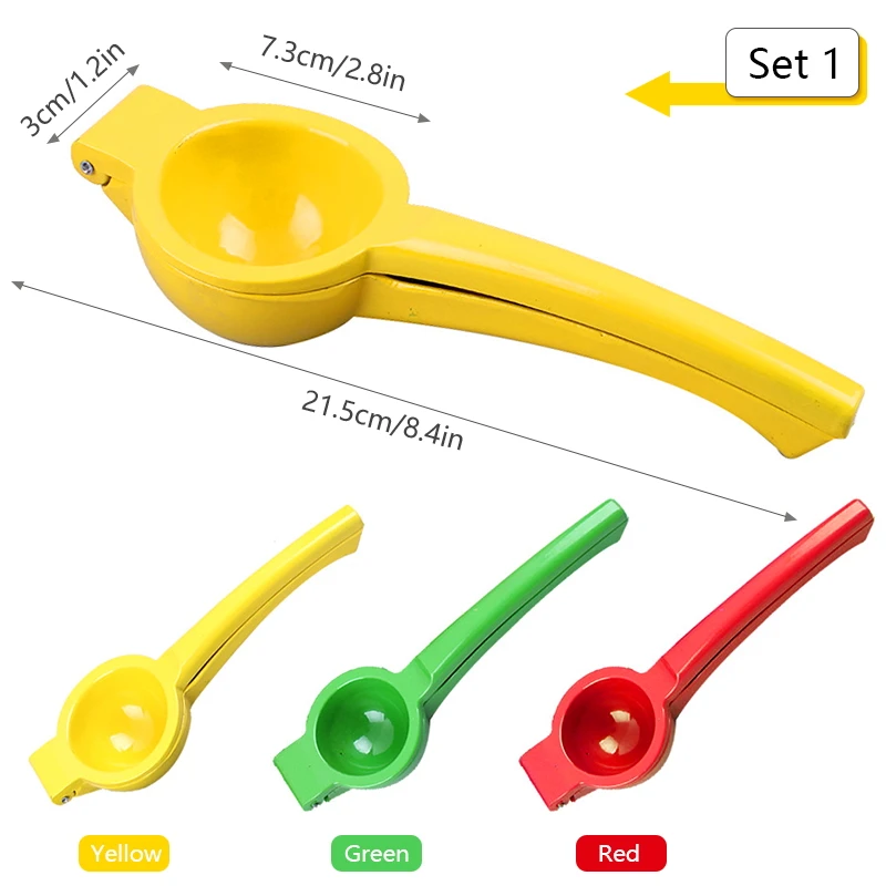 KONCO Metal Lemon Lime Squeezer Stainless Steel Manual Citrus Press Juicer Hand Juicier Fresh Fruit Tool Kitchen Tools |