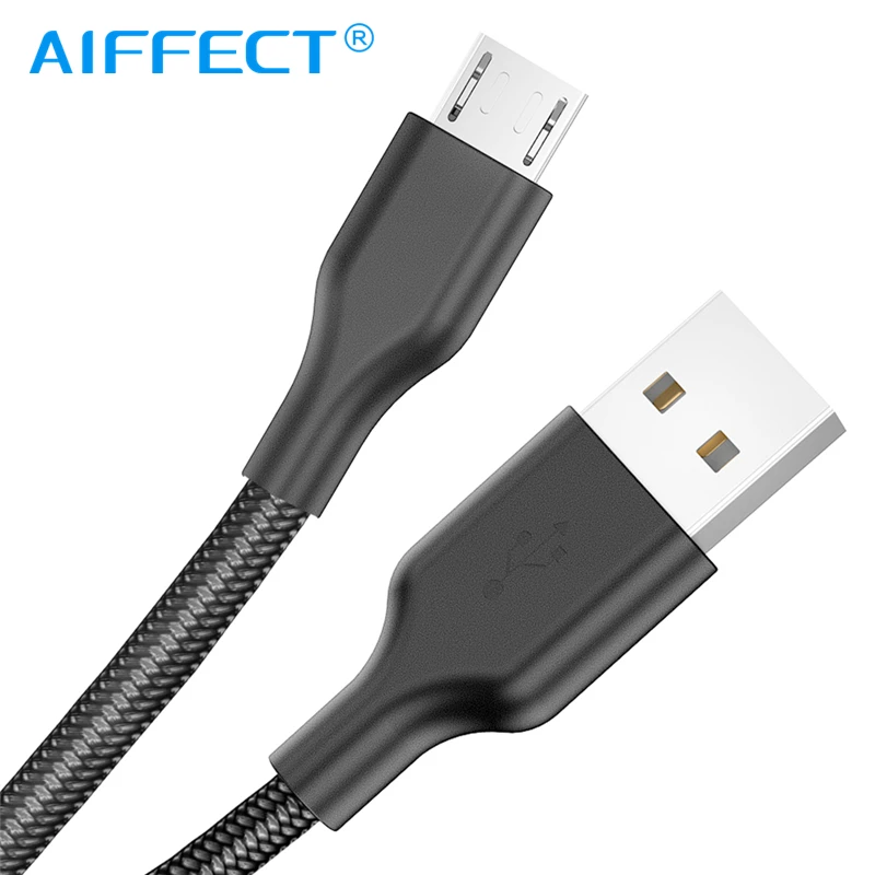 AIFFECT Micro USB кабель для samsung huawei Xiaomi LG мобильный телефон синхронизации данных Кабель