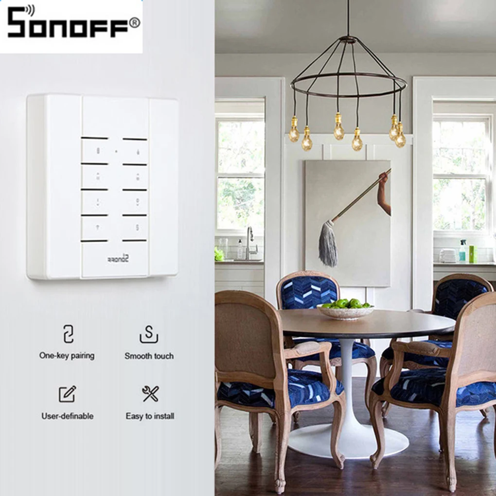 Сменный пульт дистанционного управления SONOFF RM433 для BASICRF BASICRFR3 Slampher IFan03 D1 4CHProR2 TX