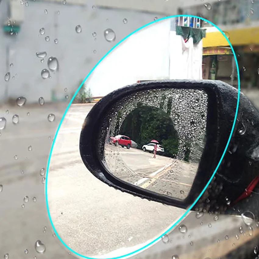 Авто товары непромокаемый автомобильный зеркало заднего вида наклейки пленка анти туман прозрачное окно прозрачная защита нано привод безопасности