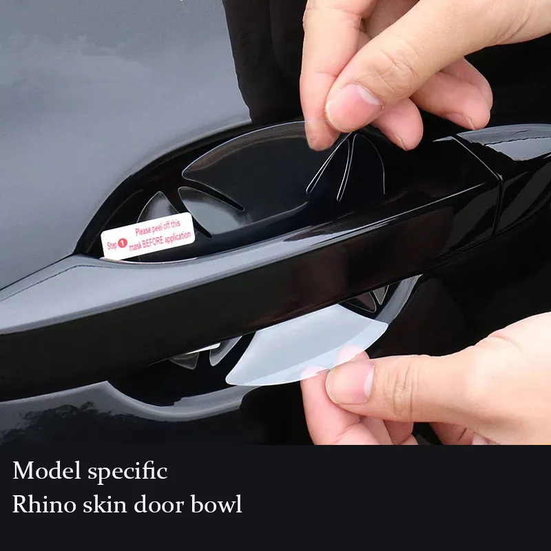 Защитная пленка для дверных ручек автомобиля 4 шт. Honda Accord Fit Fendi Van der Sisi Rhino кожаная