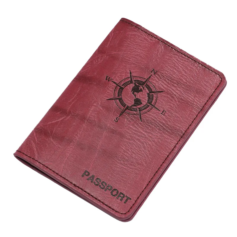 

Travel Compass Passport Cover Not All Those Who Wander Are Lost Passport Holder Designer Cover on The Passport