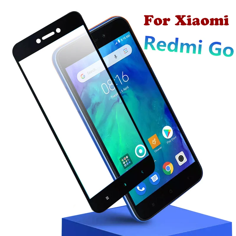 Защитная пленка для Xiaomi Redmi go 9h полное покрытие Защита экрана xiami 5 0 дюйма