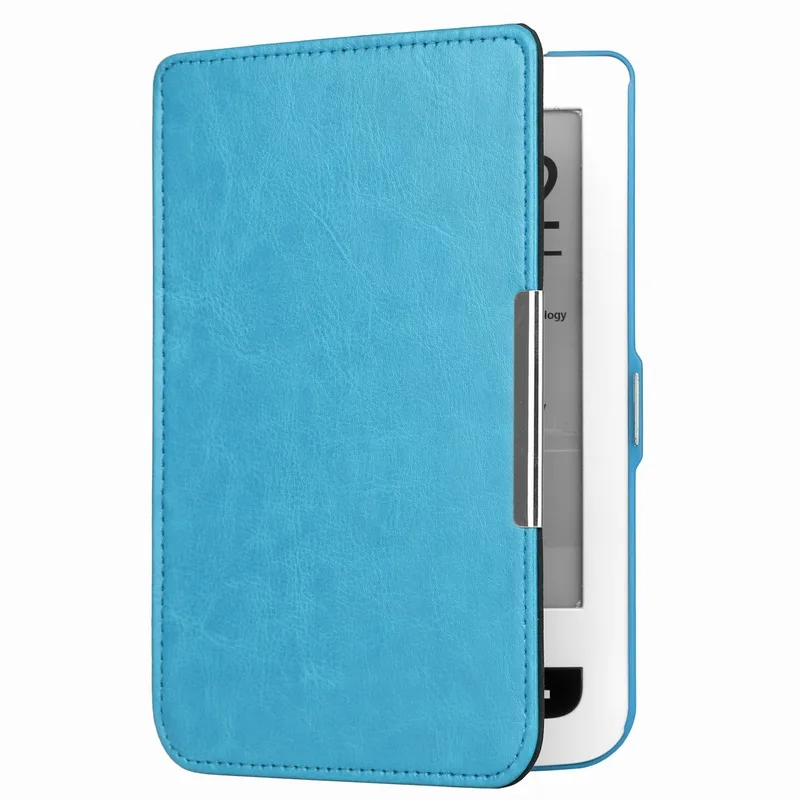 1 шт. из искусственной кожи чехол Защитный для pocketbook touch lux 3 Рубиновый Красный цвет