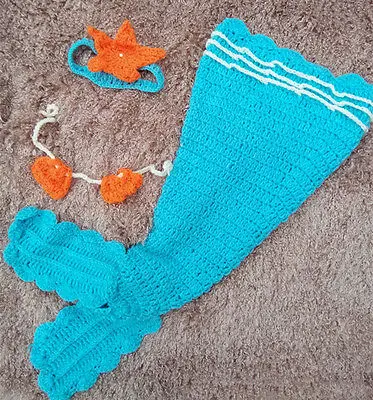 Популярная одежда для новорожденных девочек с русалочкой маленьких повязка на