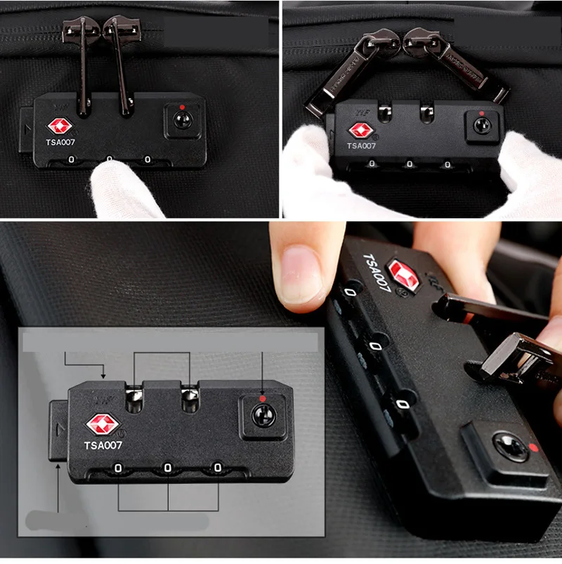 Деловой роскошный рюкзак с кодовым замком и usb портом для зарядки мужские рюкзаки