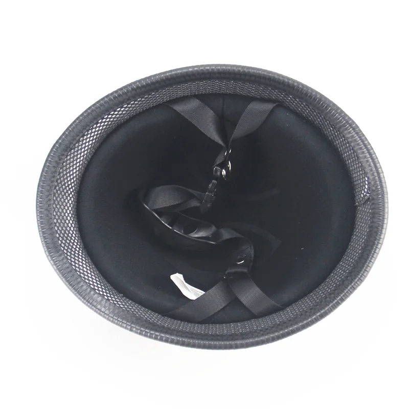 Вторая мировая война Ретро шлем кожаный Летний Halley половина наполовину покрытый