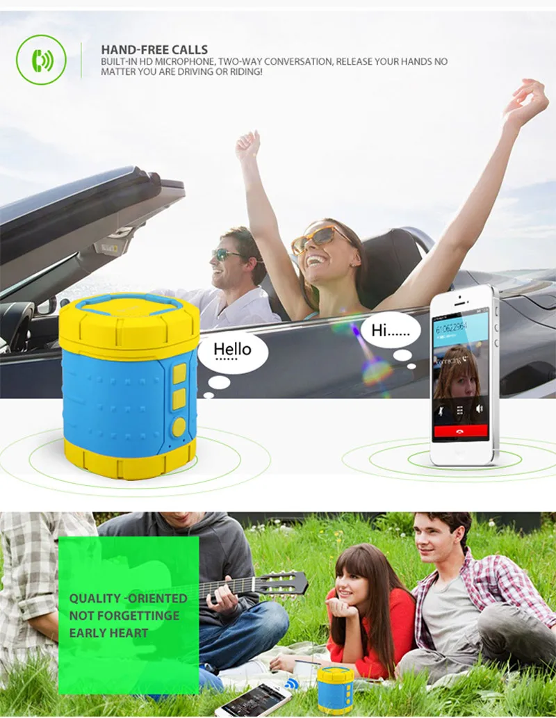 Мне здесь bv350mini открытый Беспроводной Bluetooth 4.0 Динамик Портативный небольшой