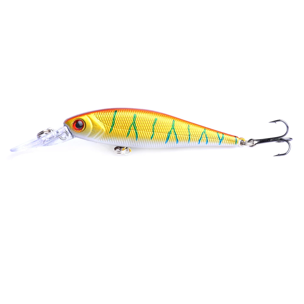 10 шт гольян приманки иска artificial10cm 9 5g 3D глаза Длинные Губы наживки Crankbait Пластик
