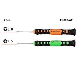Five-star 0,8 1,2 Phillips 1,2 1,5 2,0 шлицевая 2,0 Torx T3 T4 T5 T6 Y2.0 Прецизионная отвертка для iPhone, телефонов, ПК, инструмент для ремонта - Цвет: FI-308-A2-2Pcs