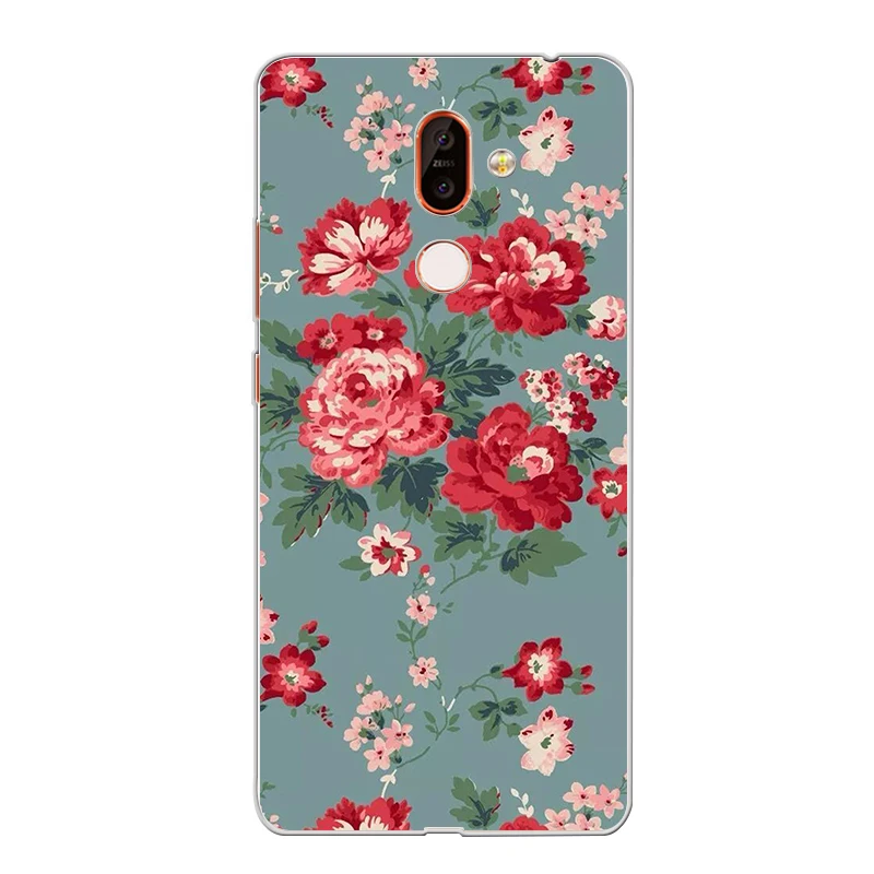 Ciciber чехол для телефона Nokia 9 PureView 1 2 3 5 6 7 8 Sirocco мягкая задняя крышка из ТПУ Plus Flower |