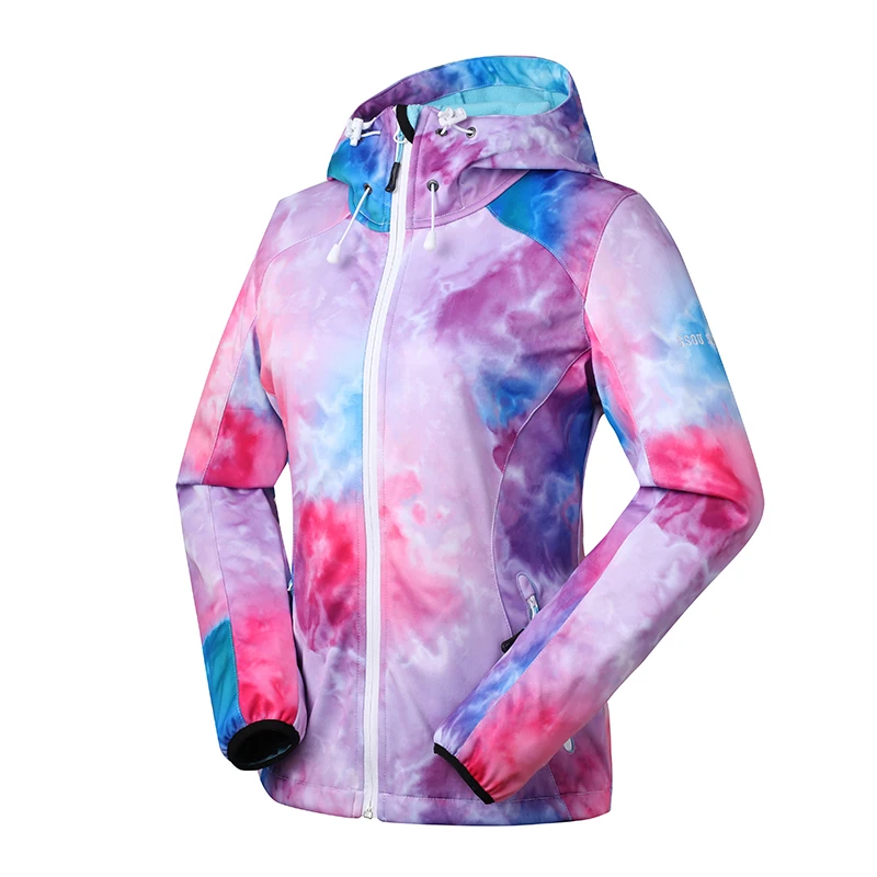 Gsou SNOW походные куртки softshell Флисовые Куртки куртка водонепроницаемая женская