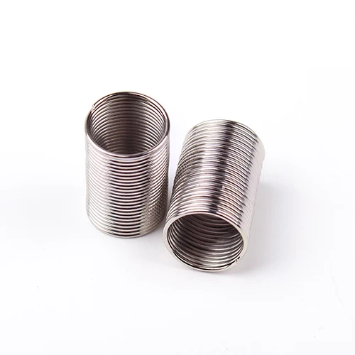 Металлические бусины 50 шт./лот золотого и серебряного цвета пружинная