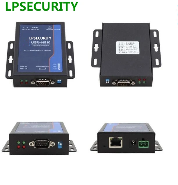 LPSECURITY USR N510 1 порт RS232 485 422 серийный к TCP IP Ethernet преобразователь промышленного