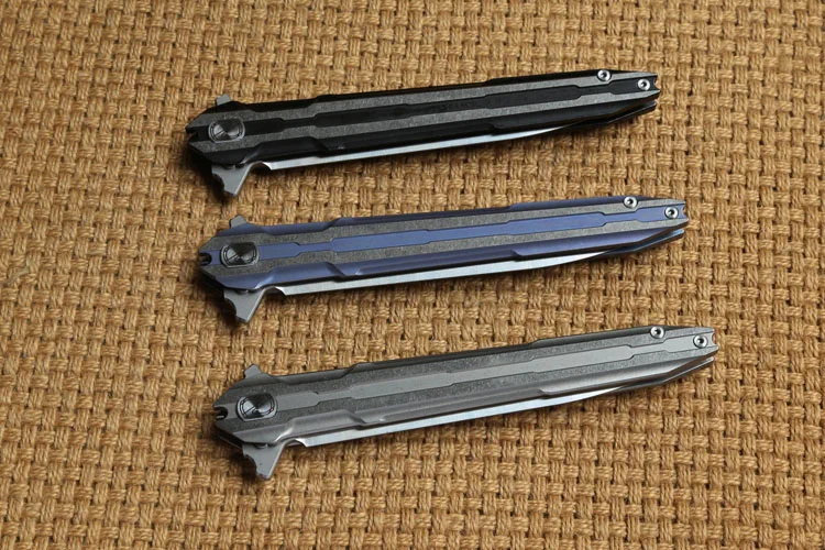 Stedemon E01S Тактика Складной нож VG10 лезвие кВт шариковый подшипник titanium ручка Отдых