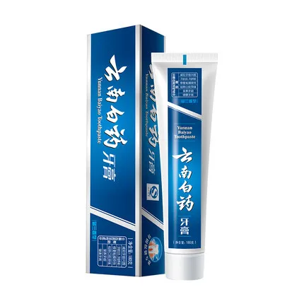 2 шт* Юньнань Baiyao зубная паста мята 180 г, снижение гингиваля кровотечение и удаление пятен зубов