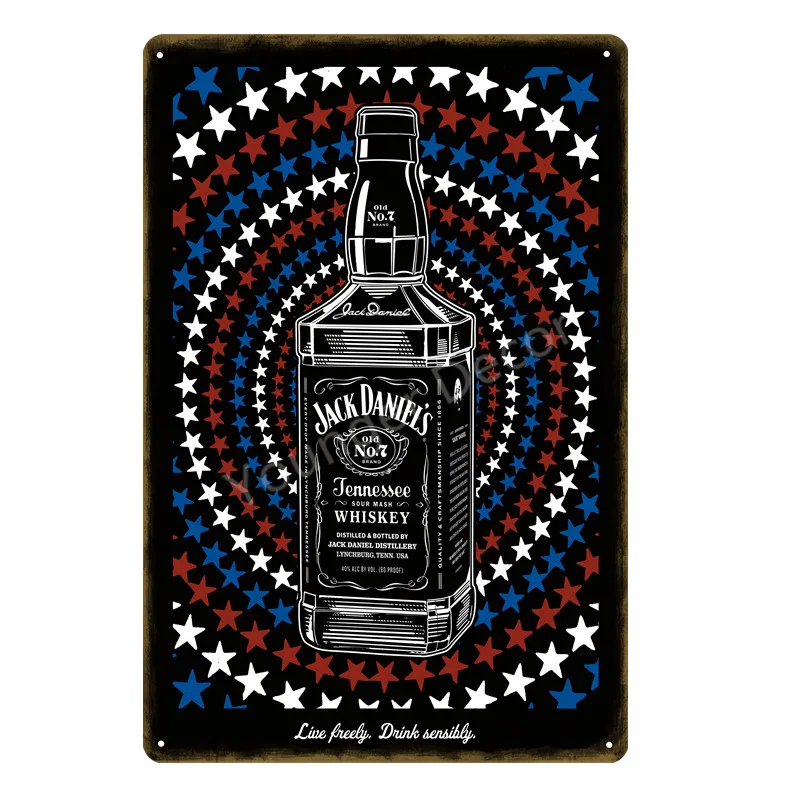 YD1450H Спиртовой напиток Jagermeister Peroni плакат Классическая Настенная Наклейка домашний бар Декор винтажная металлическая табличка виски вино жестяная вывеска YH006 - Цвет: YD1450H