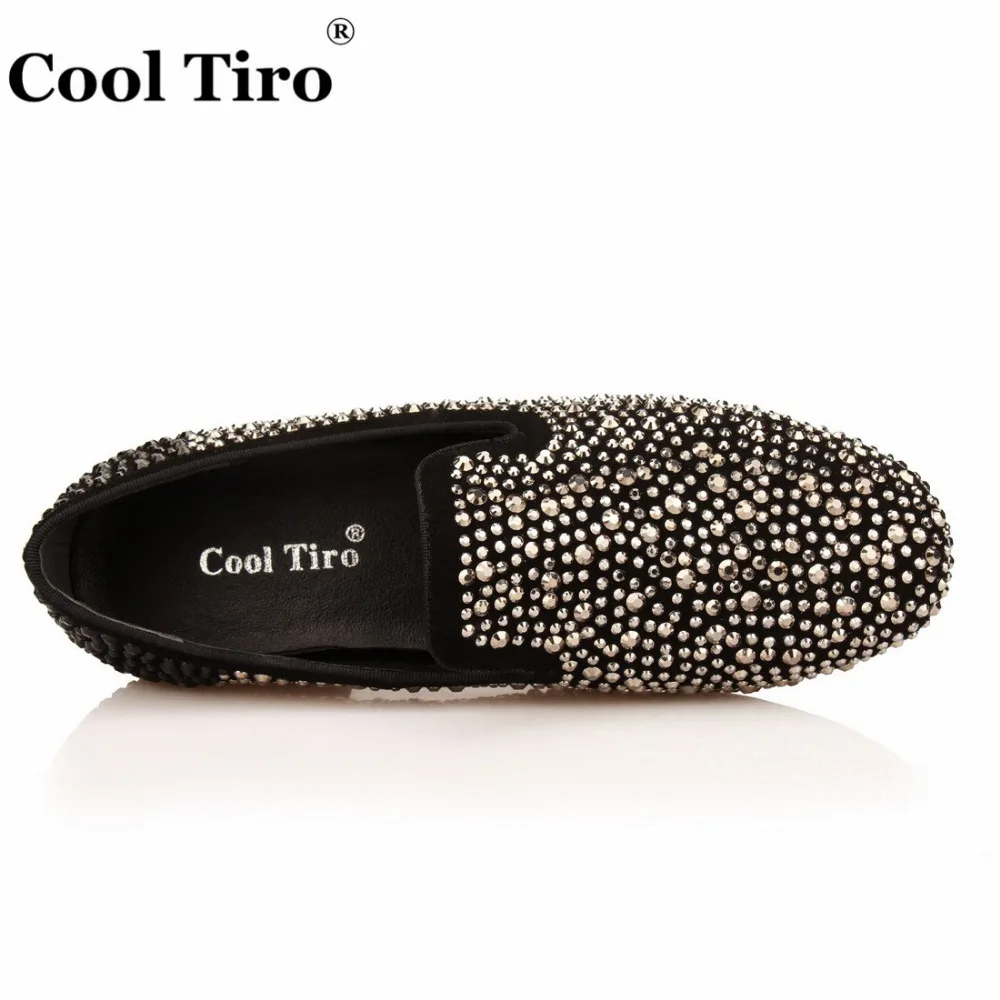 Мужские замшевые туфли с кристаллами на плоской подошве | Обувь