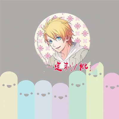 ZXFJXR 58 мм игра Uta No Prince-Sama брошь Kurusu Syo Shinomiya Natsuki значок для рюкзака значки на булавке Stema вентиляторы для Uta Prince