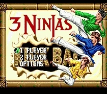 

16-битная игровая Карта 3 Ninjas для Sega Mega Drive, SEGA Genesis
