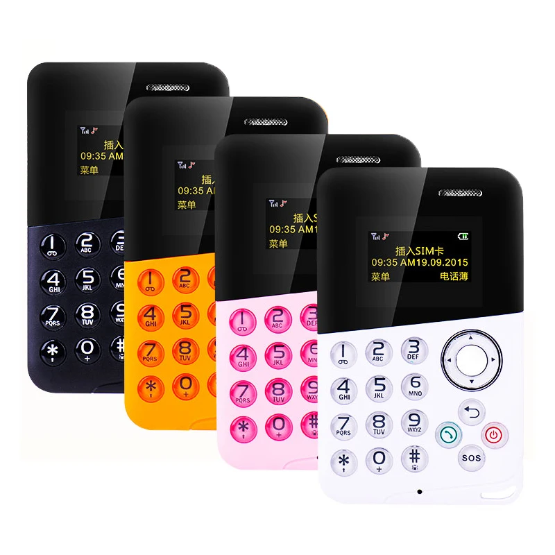 Новый aiek/m8 mini card телефон low radiation aeku bluetooth сообщение цветной экран детская карман