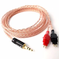 litz braid 8 cores 5n pcocc copper headphone upgrade cable for hd580 hd600 hd650 headphone