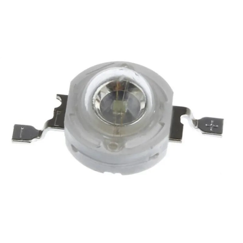 100 шт. 1 Вт Синяя светодиодная лампа высокой мощности с чипом 3 0 4 нм в 40 50 лм 30 мил