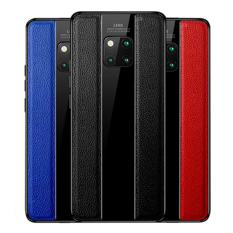Для huawei mate 20 Pro чехол из натуральной кожи для Porsche дизайнерский Роскошный деловой