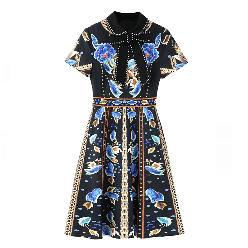 Женское ТРАПЕЦИЕВИДНОЕ ПЛАТЬЕ Trytree Повседневное Платье До Колена из полиэстера с