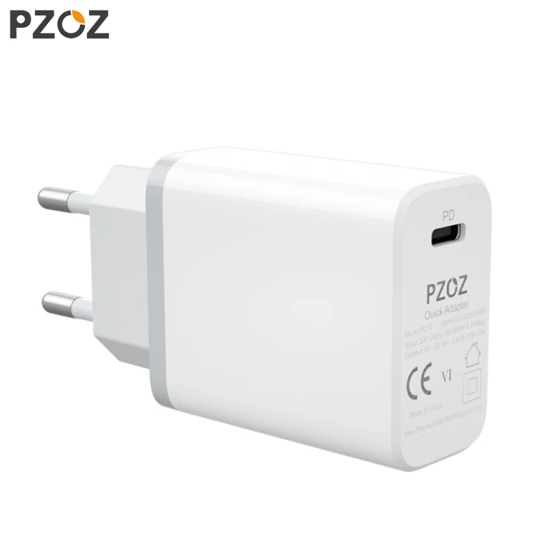 PZOZ PD Зарядное устройство usb 24 Вт 29 для iphone Xs max Xr X 8 Plus ipad pro Type c зарядный кабель