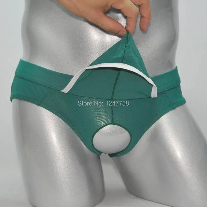 Мужские дышащие трусы с отверстием для пениса |