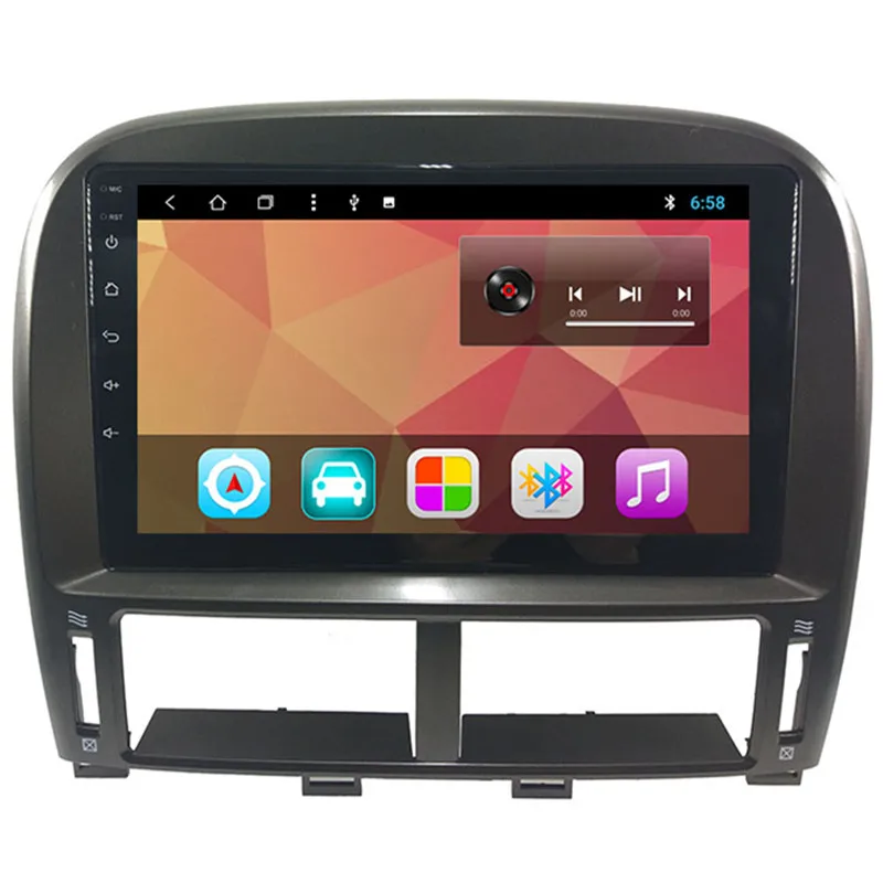 Автомобильный мультимедийный стерео радиоприемник на Android 9 дюймов DVD GPS