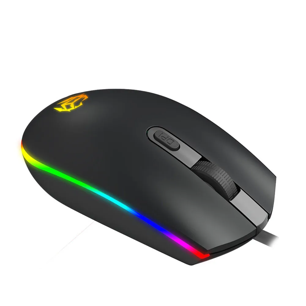 1600 точек/дюйм LED 3 кнопки USB Проводная мышь Pro игровая для ПК ноутбука компьютера 20