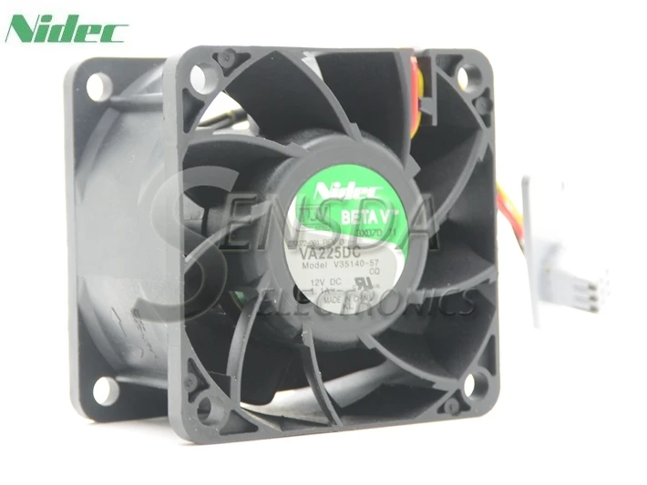 

Original For Nidec VA225DC V35140-57 6038 60*60*38 12V 1.1A For DL380 G2 server inverter cooling fan