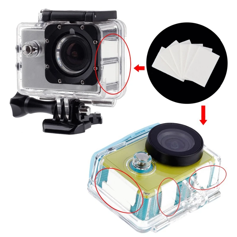 PULUZ для Go Pro аксессуары 12 шт./компл. многоразовые противотуманные сушильные