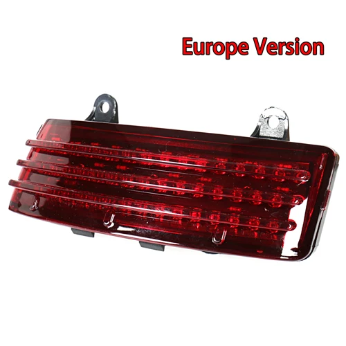 Red EU Version Tri-Bar светодиодный задний тормозной фонарь подсказка светильник для Harley Touring 14-19 Street Glide& Road Glide 15-19 моделей - Цвет: Red EU Version