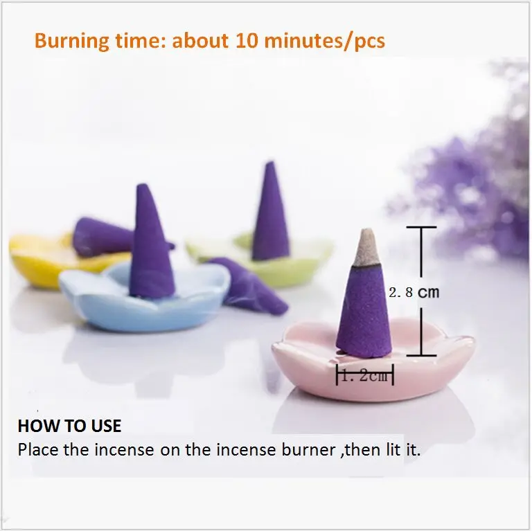 500 г 400 шт. натуральная башня благовония цвет индийские дым травяные конусы