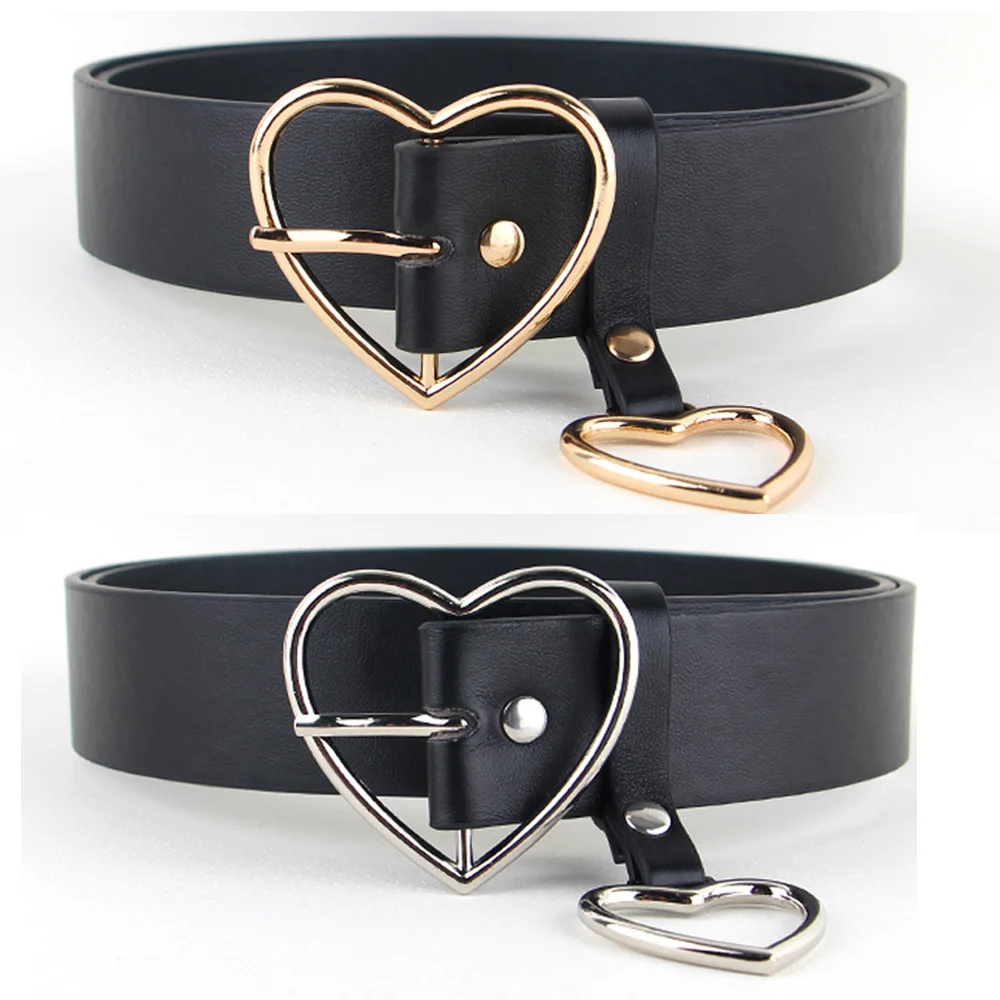 Женское кожаное платье Джинсовый пояс золотистого/серебристого цвета с