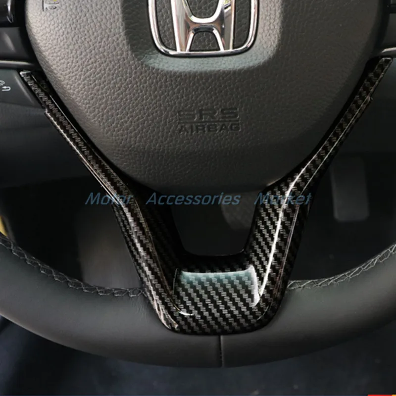 Новая отделка рулевого колеса из углеродного волокна для Honda Accord 10 2018 2020|Лепнина