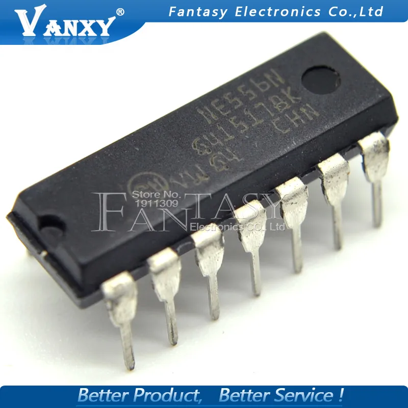 10 шт. NE556N DIP14 NE556 DIP 556N DIP-14 новое и оригинальное IC
