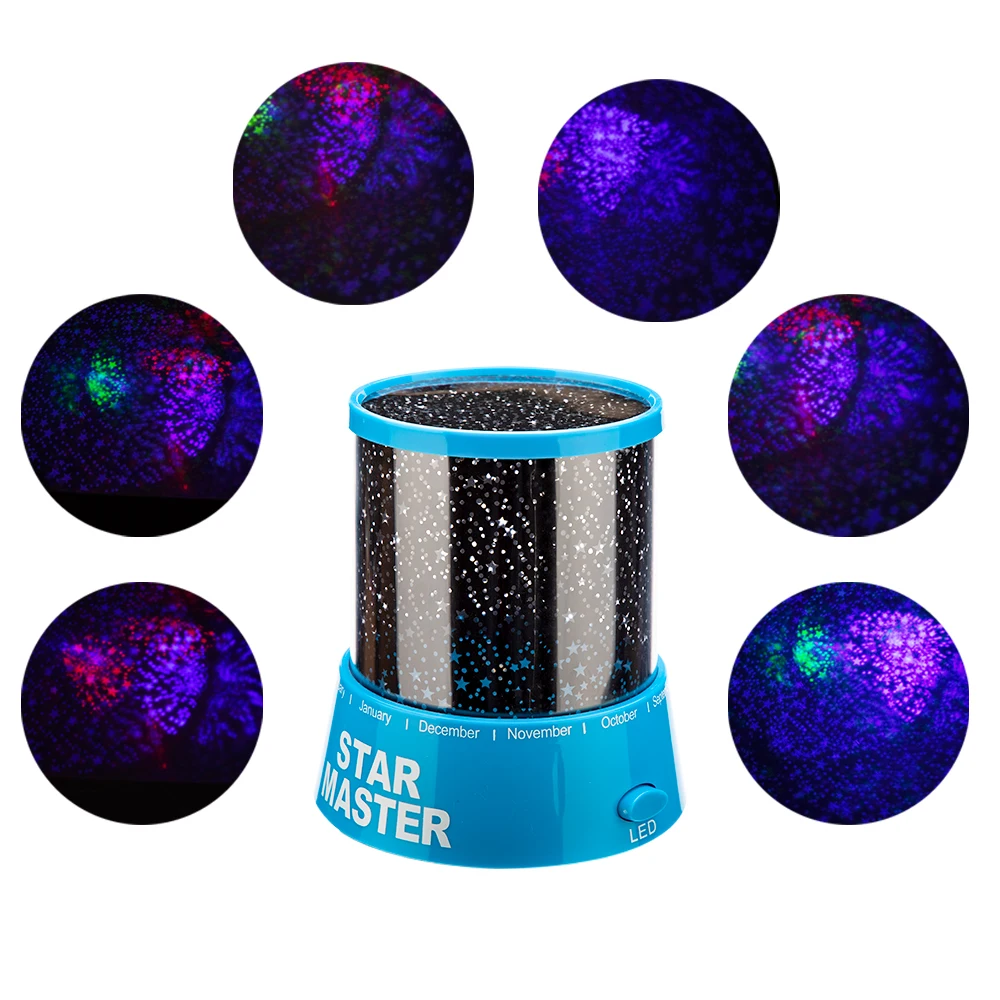 Светодио дный СВЕТОДИОДНЫЙ Ночник проектор Звездное небо Звезда Луна мастер для