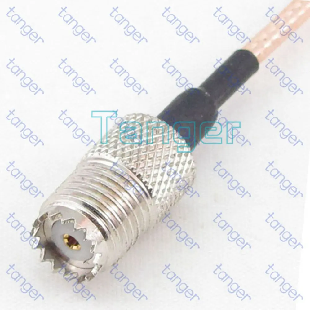 Горячая Распродажа! UHF гнездовой разъем SO239 к Мини УВЧ прямой с 20 см 8 &quotRG316 RF