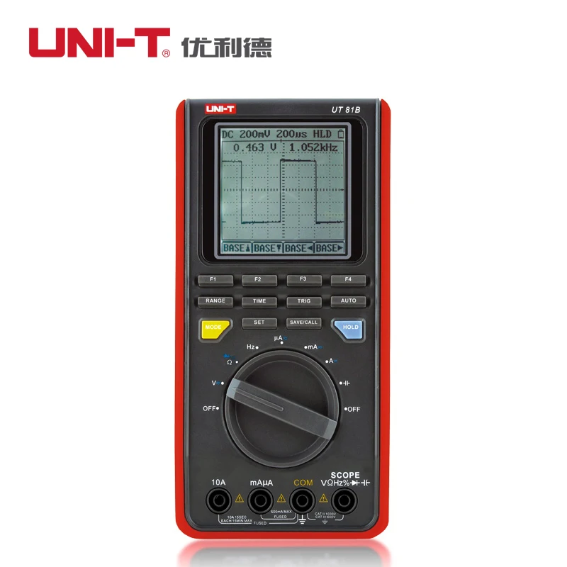 Ручной цифровой осциллограф UNI T UT81C измеритель мультиметр амперметр вольтметр с