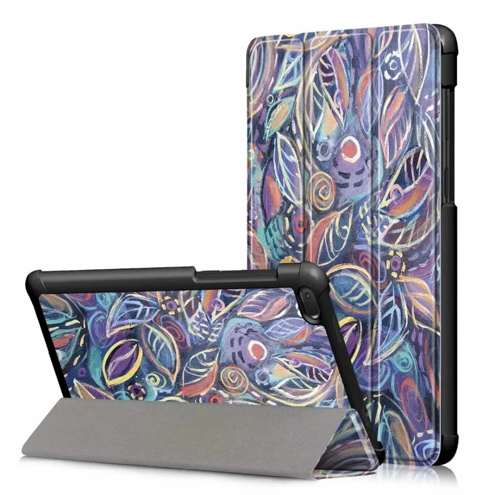 Ультратонкий чехол-подставка из искусственной кожи для lenovo Tab E7 7104 TB-7104F 7104F 7 дюймов, умный чехол для планшета, противоударный флип-чехол+ пленка+ ручка