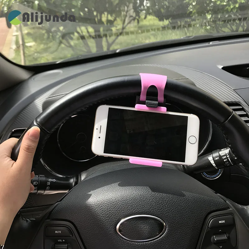 

Car Steering Wheel Mobile Phone Holder Elastic Design Mobile Phone Holder Stand For Mitsubishi ASX/Outlander/Lancer Evolution/Pa