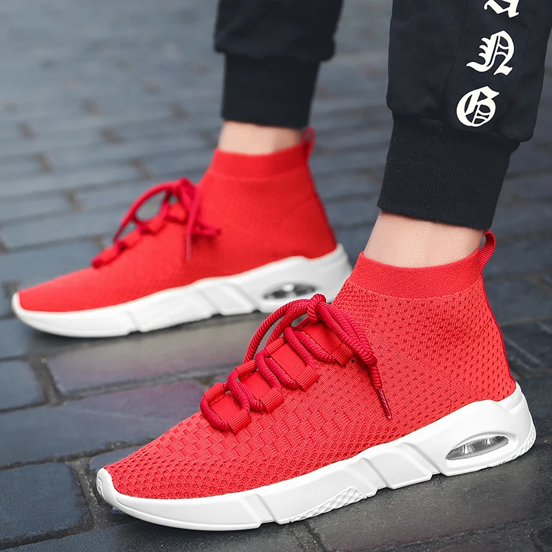 

MIUBU Popular High Quality Adult Men Boots Comfortable Soft Fabric Cheap Breathable Men'S Large Size Casual Botas Masculinas