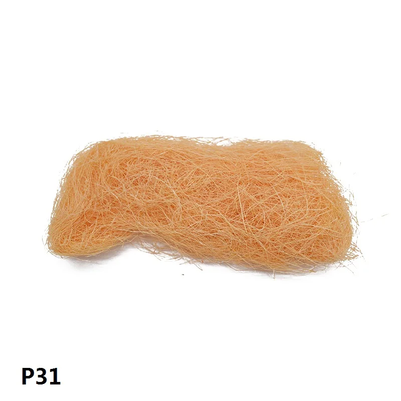 20 г Натуральный сизаль деревенский наполнитель DIY букет цветов для подарочной коробки посылка для декора свадебного украшения упаковочный материал - Цвет: P31